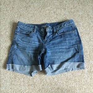The LOFT denim shorts